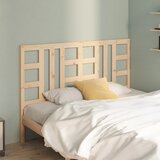Maison Chic posteljno vzglavje - vzglavna omarica - nočna omarica 141x4x100 cm trdna borovina, (21704546) | Shoptok.si