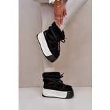 Big Star Women's Leather Snow Boots On Thick Sole With Fur | ePonuda.com