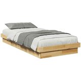  Okvir kreveta bez madraca 90x200 cm Puno hrastovo drvo | shoptok.hr