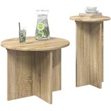  Set pomoćnih stolića 2 pcs Hrast sonoma Konstruirano drvo | Eponuda.com
