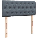  Okvir kreveta s madracem tamnosivi 120x200 cm baršunasti | shoptok.hr