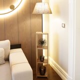 Opviq AYD-3148 Cream Wooden Floor Lamp Cene