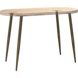  Noge za konzolni stol konusnog oblika 4 kom prirodni čelik 72-73 cm čelik | shoptok.hr