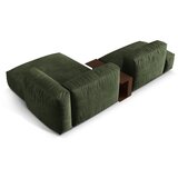Micadoni Zelena kutna garnitura od bouclé tkanine (s desnim kutom) Martina – Home | shoptok.hr
