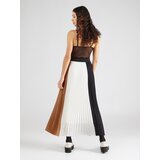 BOSS Black Suknja 'Viconica' svijetlosmeđa / crna / bijela | shoptok.hr