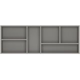 Modern Living Stenska Polica Laser, Siva | Shoptok.si