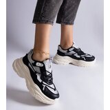 Gemre Black sneakers with glitter inserts Rigel | Shoptok.si