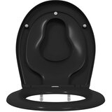  WC daska Crna 47 x 37 x 4 cm Duroplast | shoptok.hr