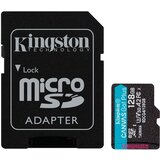 Kingston Canvas Go! Plus microSD 128GB Class 10 UHS-I U3 V30 A2 SD adapter SDCG4/128GB spominska kartica | Shoptok.si