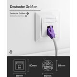 VCELINK vgradna mrežna vtičnica CAT7/6A RJ45 – 1× keystone, stp oklopljena odprta embalaža | Shoptok.si