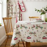 Catherine Lansfield Bombažen namizni prt 132x178 cm Christmas Town – | Shoptok.si