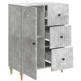  Kreveta Betonska siva 66 x 34,5 x 90 cm Konstruirano drvo Slike