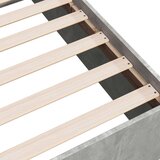 vidaXL Okvir kreveta boja betona 90 x 190 cm od konstruiranog drva | shoptok.hr