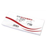  Kuverta amerikanka, 230 x 110 mm, z levim okencem, 25 kosov, 80 g, bela Cene