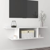 vidaXL Stenska TV omarica bela 103x30x26,5 cm, (20730241) Cene