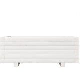  Vrtna sadilica bijela 70 x 40 x 26,5 cm od masivne borovine | shoptok.hr