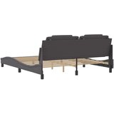  Okvir kreveta Viana s LED-om bez madraca sivi 180 x 200 cm | shoptok.hr
