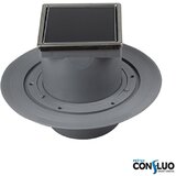 Peštan slivnik 10X10 dry black glass Cene