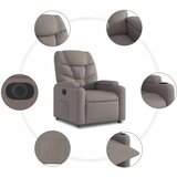  Naslonjač na podizanje od tkanine smeđesivi | shoptok.hr