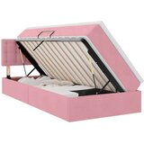  Krevet s od storage s madracem Ružičasta 100 x 200 cm Baršun | shoptok.hr