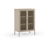 Marckeric Kremno bela kovinska omarica 70x100x40 cm Fayna – | Shoptok.si