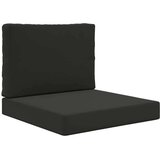  Zunanja blazina za kavč 2 pcs Črna Poliester, (5000202340) | Shoptok.si