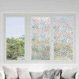 vidaXL Static filmski premaz za okno 3D mavrični vzorec 90 x 1000 cm | Shoptok.si