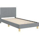  Otroški posteljni okvir z vznožjem Svetlo siva 90 x 200 cm, (5000104557) | Shoptok.si