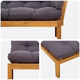  Kantasti Sofe Jedinica Prirodna i tamno siva 132 x 92 x 82 cm | shoptok.hr