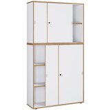 MID.YOU Arhivska Omara Salia B100, Bela, Barva Hrasta | Shoptok.si