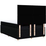  Krevet s oprugama i madracem crni 140x200 cm od tkanine | shoptok.hr