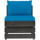  Modularna srednja sofa s jastucima od sivo impregniranog drva | Eponuda.ba