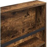  Polica za časopise s policom Dimljeni hrast 60 x 12 x 70 cm | shoptok.hr