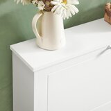 SoBuy ozka omara za čevlje v predsobi v beli barvi v stilu minimalizma, (20814963) | Shoptok.si