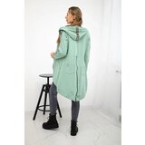 Kesi Dark mint zip-up sweatshirt | shoptok.hr