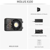 Zhiyun led svetlo molus x100 black ( 86120 ) | Eponuda.com
