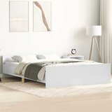  Okvir kreveta s uzglavljem i podnožjem bijeli 120x190 cm | shoptok.hr