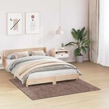  Protuklizni Shaggy Tepih Smeđa 160 x 160 cm PP | shoptok.hr
