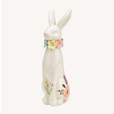Viter Uskršnja figura zeka sa cvećem 7xh23x7cm | ePonuda.com