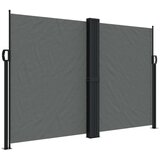  Zložljiva stranska tenda antracitna 160x1000 cm | Shoptok.si