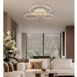 Globo 67824-60 - prigušiva LED plafonska lampa MILES 60W/230V 80,8x99,2 cm srebrna + daljinski upravljač | Eponuda.com