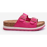 EVENTO PE1 Women's Platform Sandals with Buckles Eco Suede Pink Ursila | ePonuda.com