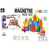 Classic World Magnetni konstruktor Rainbow Mini zamak 48 delova ST0723778B Magnetne kocke Slike