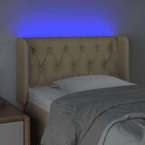  Uzglavlje krem 83x16x78/88 cm od tkanine | shoptok.hr