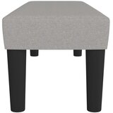  Klupa svjetlosivi 100x30x30 cm od tkanine | shoptok.hr