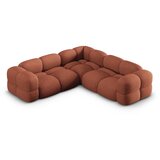 Cosmopolitan Design Opečnato oranžna kotna sedežna garnitura Loretto – | Shoptok.si
