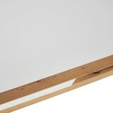 MID.YOU PISALNA MIZA les, leseni material bela, barve hrasta | Shoptok.si