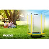 Neo-Sport dječji vrtni trampolin 140 cm (4,5 ft) žuti | shoptok.hr