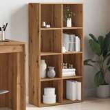 vidaXL Knjižna omara artisan hrast 66x30x130 cm inženirski les | Shoptok.si