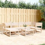  6-dijelni set vrtnih sofa od masivne borovine | shoptok.hr